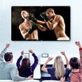 thumbnail image 4 of Projector for Outdoor Movies Metal Curtain Projection Screen 60 Inch, Washable Projector Screen 16:9 Foldable Portable Projector Movies Screen for Home Outdoor Indoor Outdoor Projector Screen, 4 of 9