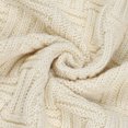 thumbnail image 4 of Unique Bargains 100% Cotton Cross Cable Knit Throw Blanket For Sofa Couch Bed Home Bedding,, 4 of 10