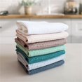 thumbnail image 4 of Oleegame 1PC Ten Dollar Items Cotton Plain Dish Towels Pineapple Pads Kitchen Rags White, 4 of 9