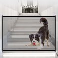 thumbnail image 1 of Retractable Mesh Dog Gate With Partially See Through Woven Fabric, Multi Purpose Child And Pet  Gate For Doorways, , Stairwells, Indoor And Outdoor Use, 1 of 8