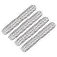 thumbnail image 1 of Uxcell 4Pack M10 x 60mm 1.5mm Pitch 304 Stainless Steel Fully Threaded Rod Bar Studs, 1 of 6