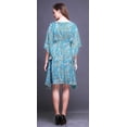thumbnail image 4 of Bimba Feuilles Plage Caftan de Plage Couvre-Maillot Bikini Robe Midi pour Femmes Courte Caftan-S-L, 4 of 5