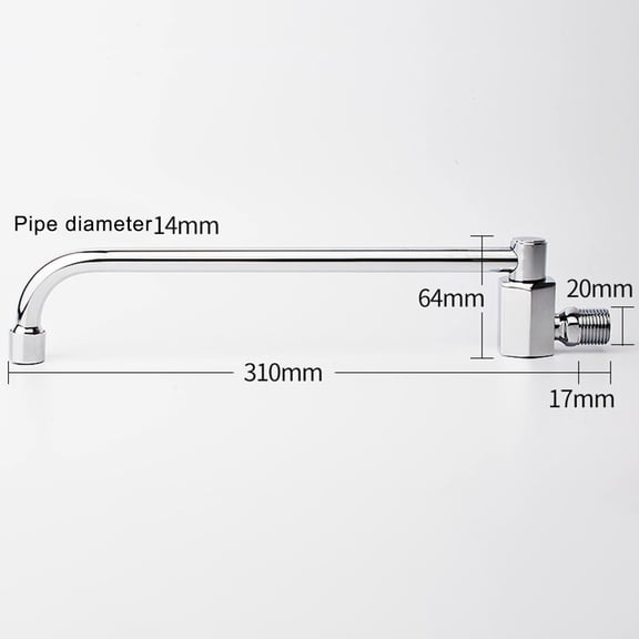 Suyin Robinet de Cuisinière Cuivre 4 Points Robinet Semi-Automatique Rotatif