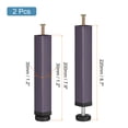 thumbnail image 2 of Unique Bargains 2 Pack Adjustable Height Bed Frame Support Legs(200mm-235mm/7.9'-9.3'), Gray, 2 of 5