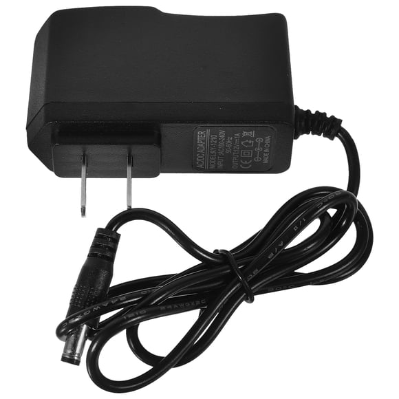 Shisuyan Durable 12V DC Power Supply Adapter with High Reliability and Protection Functions for Charging Use Black