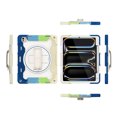 thumbnail image 2 of XYX 3in1 Rotating Stand Case for iPad Pro 13 inch M4 2024 with Hand/Shoulder Strap, Shockproof Rugged, Colorful Blue, 2 of 7