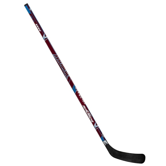 Franklin Sports Bâton de hockey de rue Avalanche de la NHL - 48 po Jr pour gaucher