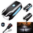 thumbnail image 2 of Bangcool Bike Light Rechargeable Safe Bike Front Light Bicycle Headlight with Horn, 2 of 7