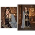 thumbnail image 3 of Salwar Kameez Noir Pakistanais pour Femmes sur Mesure, Dupatta, Kurta Palazzo de Designer, Ensemble Cousu, 3 of 5