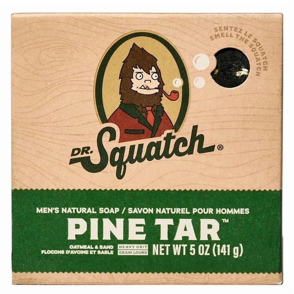Dr. Squatch Natural Bar Soap Pine Tar