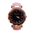 thumbnail image 3 of Montre à Quartz Mode Décontractée pour Femmes Cadran Scintillant Ciel Bracelet en Cuir, 3 of 8