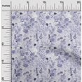 thumbnail image 2 of oneOone Georgette Viscose Medium Purple Fabric Floral Sewing Material Print Fabric By The Yard 42 Inch Wide, 2 of 4
