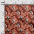 thumbnail image 2 of oneOone Cotton Poplin Maroon Fabric Tropical Craft Projects Decor Fabric Printed By The Yard 42 Inch Wide, 2 of 5