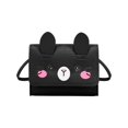 thumbnail image 1 of Btomtd Petit et Mignon Mini Porte-Monnaie de Style Occidental pour Enfants, Noir, 1 of 6
