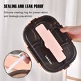 thumbnail image 3 of Cagogo under $5 Stainless Steel Bento Box, Stainless Steel Thermal Lunch Box, 4 Compartment Bento Box with Soup Bowl, Portable Teen Lunch Container, Insulated Food Storage Container, 3 of 8
