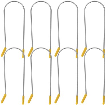 KAKOWELY 16pcs Hot Curler Clips Stainless Steel Hot Rollers Curlers Replacement Rollers Securing Pin,2.76X"X1"X0.12"