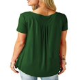 thumbnail image 3 of Plus Size Women Summer Loose Blouse Tops, 3 of 6