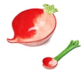 thumbnail image 2 of CJiaWei Ceramic Bowl Set Versatile Fruit//Kids Dish Hand Painted Home Tableware, 2 of 5