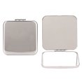 thumbnail image 3 of Foldable Pocket Mirror, Stainless Steel Double Sided Small Purse Mirror, Portable Compact Mirror Perfect For Purse, Pocket And Travel, 3 of 8