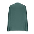 thumbnail image 4 of Diufon Chandails à Manches Longues pour Femmes Décontractés Basiques Amples à Col Rond Chandail Blouse Douce Couleur Unie Haut Chaud, 4 of 5