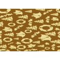 thumbnail image 1 of Ahgly Company Machine Washable Indoor Rectangle Transitional Mahogany Brown Area Rugs, 2' x 3', 1 of 7