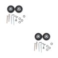 thumbnail image 1 of Youkk Enhanced Performance 2Pcs Rubber Luggage Suitcase Wheels Replacement 43mm Thickness 18mm 2Set, 1 of 6