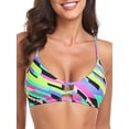 thumbnail image 1 of RELLECIGA Haut de Bikini Triangle Long à Bretelles pour Femme, 1 of 6