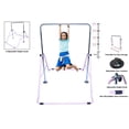 thumbnail image 1 of GymPro Barre de Gymnastique Junior Entraînement Barre Horizontale Hauteur Réglable Pliable Robuste Sécuritaire Barre Kip Jungle Gym Barres de Singe Tour d'Escalade Rose, 1 of 7