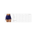 thumbnail image 4 of Gupgi Women Swim Shorts Solid Color High Waist Drawstring Slim Bottoms Swimming Trunks Summer Board Shorts, 4 of 6