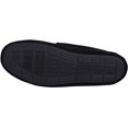 thumbnail image 5 of Roxoni Pantoufles pour Hommes, Pantoufle Mocassin en Suède avec Mousse Mémoire Noire, 5 of 5