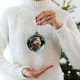 thumbnail image 4 of TIELUTT Elegant Shatterproof for Festive Holiday with Assorted Sparkling Designs to Trees with Lights Stained Glass Cat Window Hangings Swing Car Pendant Decorative Glass Beads Hanging Door Beads, 4 of 8