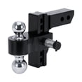 thumbnail image 1 of Adjustable Trailer Hitch 2" Receiver 6" Drop/Rise Drop Hitch 12500 LBS GTW Ball Mount 2" 2-5/16" Dual Towing Ball Double Locks ,Dependable Strength, 1 of 6