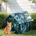 thumbnail image 1 of Portable Outdoor Cat Bed with Removable Cushion for Small Indoor and Outdoor Use, 1 of 4