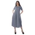 thumbnail image 4 of Moomaya Tenues d'Été Femmes Coton Flex Imprimées Robes Décontractées, 4 of 5