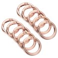 thumbnail image 1 of Unique Bargains Rose Gold Spring Gate O Ring Snap Clip Buckle, Zinc Alloy, 10 Pack, 1 of 5
