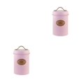 thumbnail image 2 of Wweixi Transparent Tea Jars For Storing And Displaying Favorite Tea Leaves Food Grade Metal Kitchen Storage Jars Jars Kitchen Pink tea 2Set, 2 of 6
