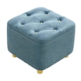 thumbnail image 3 of Tabouret Carré Antidérapant Tabouret Confortable pour Entrée Maison Appartement Bleu, 3 of 9