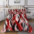 thumbnail image 1 of Erosebridal Abstract Stripe Coverlet Set King,Modern Lines Bedding Set,Contemporary Art Decor,Breathable,3 Pieces, 1 of 5