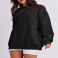thumbnail image 2 of Sweats Surdimensionnés à Manches Longues pour Femmes, 2 of 6