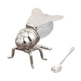 thumbnail image 4 of veasfak Bee Honey Jar Condiment Pot Container Sugar Bowl for Festive Home Kitchen Dinner Argent Tail, 4 of 9
