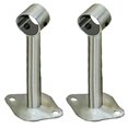 thumbnail image 2 of GROWTH TANK 2x Stainless Steel Wardrobe Pipe Lever Bracket Closet Rod Holder 150mm, 2 of 9