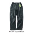 thumbnail image 3 of facefd Shell Pants Hiking Trousers Camping Outfit Protector Multipurpose Multi Bag Overalls Solidness Hunting Equipment Dark Gray L, 3 of 9