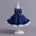 thumbnail image 5 of Robes pour Filles Robes Habillées pour Filles Robe Bleue pour Filles Robes d'Anniversaire pour Filles Tenue pour la Journée des Enfants pour Filles Mode pour Filles, 5 of 5