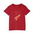 thumbnail image 1 of RXIRUCGD 2025 Vêtements d'Été pour Enfants T-shirt Imprimé Mode Mignon Col Rond Manches Courtes, 1 of 5