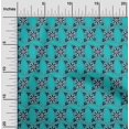 thumbnail image 1 of oneOone Cotton Cambric Fabric Floral Block Print Sewing Fabric BTY 56 Inch Wide, 1 of 4