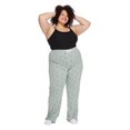 thumbnail image 2 of George Women's Plus Open Leg Pajama Pant, 2 of 6