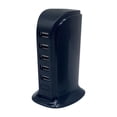 thumbnail image 2 of Yhmxh Electronics Smart Home Multi Interface USB Charger 20W Fast Charging 5 USB Sockets 5V4A Desktop Stand Multifunctional Charger Abs Docking Station, 2 of 6