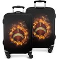 thumbnail image 1 of Travel Luggage Cover Suitcase Protector Fits 18-32 Inch Luggage Wheel Covers Patterned Travel Related Items Flower Luggage Protector Elastic Luggage Anti-scratch Suitcase Cover S, 1 of 5