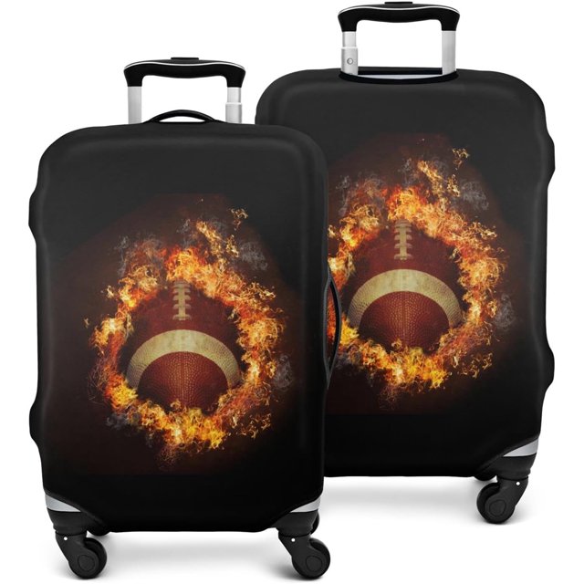 Travel Luggage Cover Suitcase Protector Fits 18-32 Inch Luggage Wheel Covers Patterned Travel Related Items Flower Luggage Protector Elastic Luggage Anti-scratch Suitcase Cover S