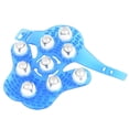 thumbnail image 2 of Gant de Massage pour les Mains à Rouleau en Forme de Paume en Acier PVC 9, Portable, Rotatif, Masseur Portatif à Main, Salon, Outils Relaxants pour Épaules et Pieds, Bleu, 2 of 7